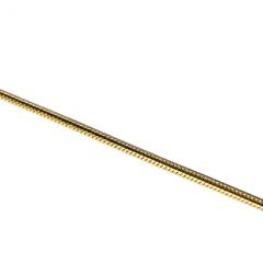 Collar de acero inoxidable de color dorado
