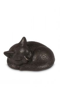 Miniurna bronce 'Gato durmiendo'