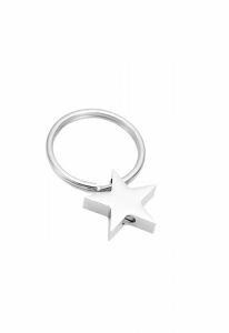 Llavero para cenizas en acero inoxidable 'Estrella'