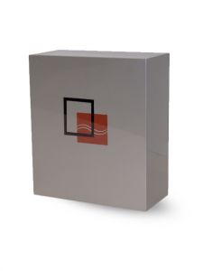 Urna fibra de vidrio 'Square' gris