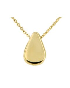 Colgante 'Gota' de oro amarillo 14k | REBAJAS