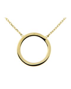 Colgante 'Círculo' de oro amarillo 14k