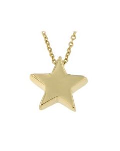 Colgante 'Estrella' de oro amarillo 14k