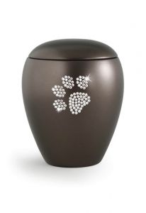 Urna para mascota 'Pata de Swarovski' (tamaños y colores diferentes)