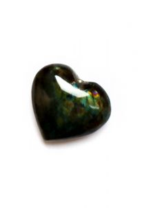Piedra preciosa miniurna corazón Labradorita