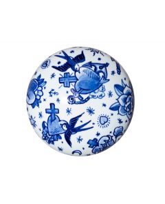 Miniurna cenizas 'True Love' | el Delft azul