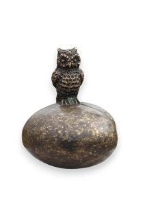 Miniurna bronce 'Lechuza'