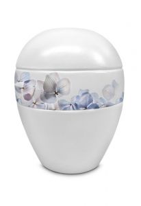 Urna funeraria porcelana 'Flores azules'