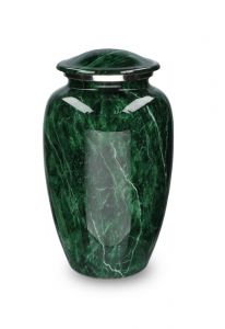 Urna funeraria 'Elegance' con aspecto de piedra natural verde