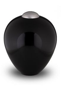 Urna funeraria latón 'Amore' ónix negro