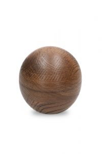 Mini urna para cenizas madera de roble rústico