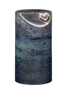 Urna funeraria cerámica con un corazón