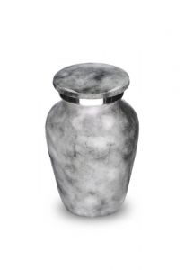 Urna funeraria pequeña 'Elegance' con aspecto de piedra natural gris