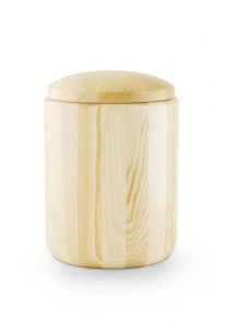 Urna funeraria de madera