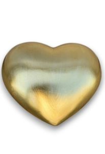 Urna funeraria de madera 'Corazón de oro'