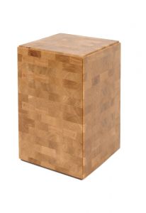 Urna funeraria en madera de roble