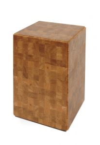 Urna funeraria en madera de roble