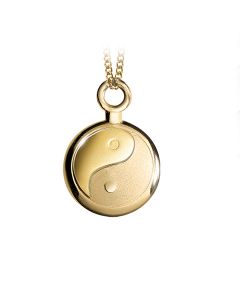 Colgante para ceniza gold Yin Yang