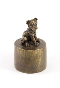 Urna funeraria bronce Yorkshire terrier