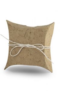 Urna funeraria biodegradable pequeña para la dispersión de cenizas en el mar