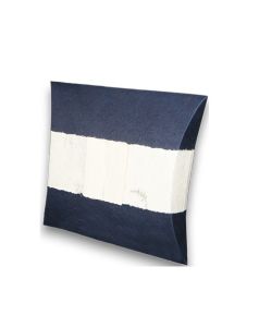 Urna funeraria biodegradable para la dispersión de cenizas en el mar - azul oscuro