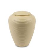 Urna funeraria de cerámica 'Art for Eternity' beige