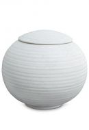 Urna para cenizas de porcelana 'Sfera' - Hielo