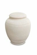 Mini urna funeraria de porcelana 'Classica' - Beige