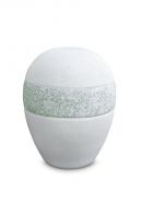 Mini urna para cenizas de porcelana 'Planet' - Hielo y agua