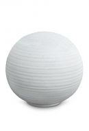 Mini urna para cenizas de porcelana 'Sfera' - Hielo